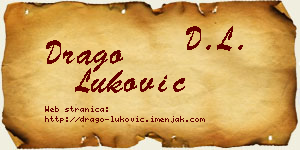 Drago Luković vizit kartica